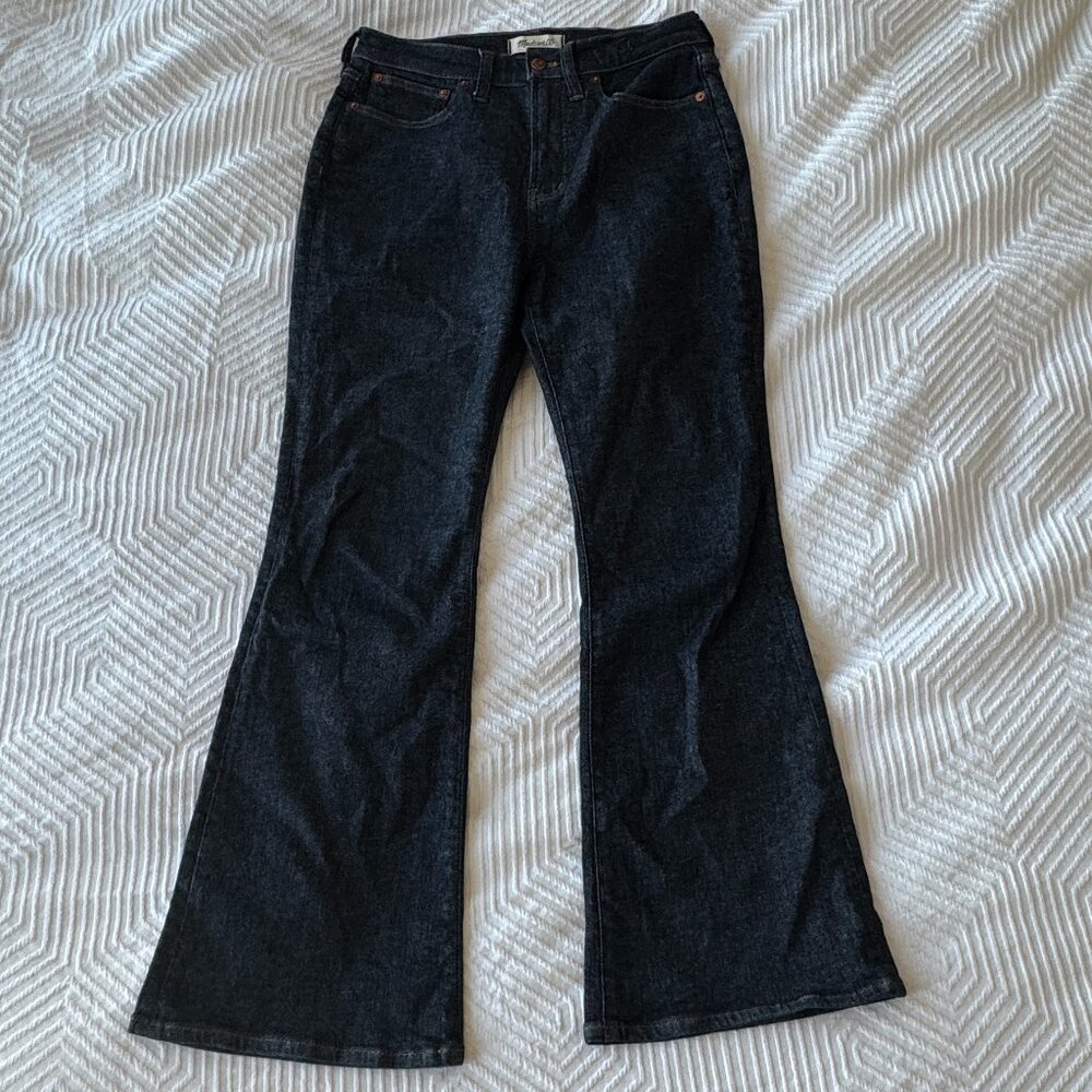 Madewell The Perfect Vintage Flare dark wash jean 27P,  excellent condition